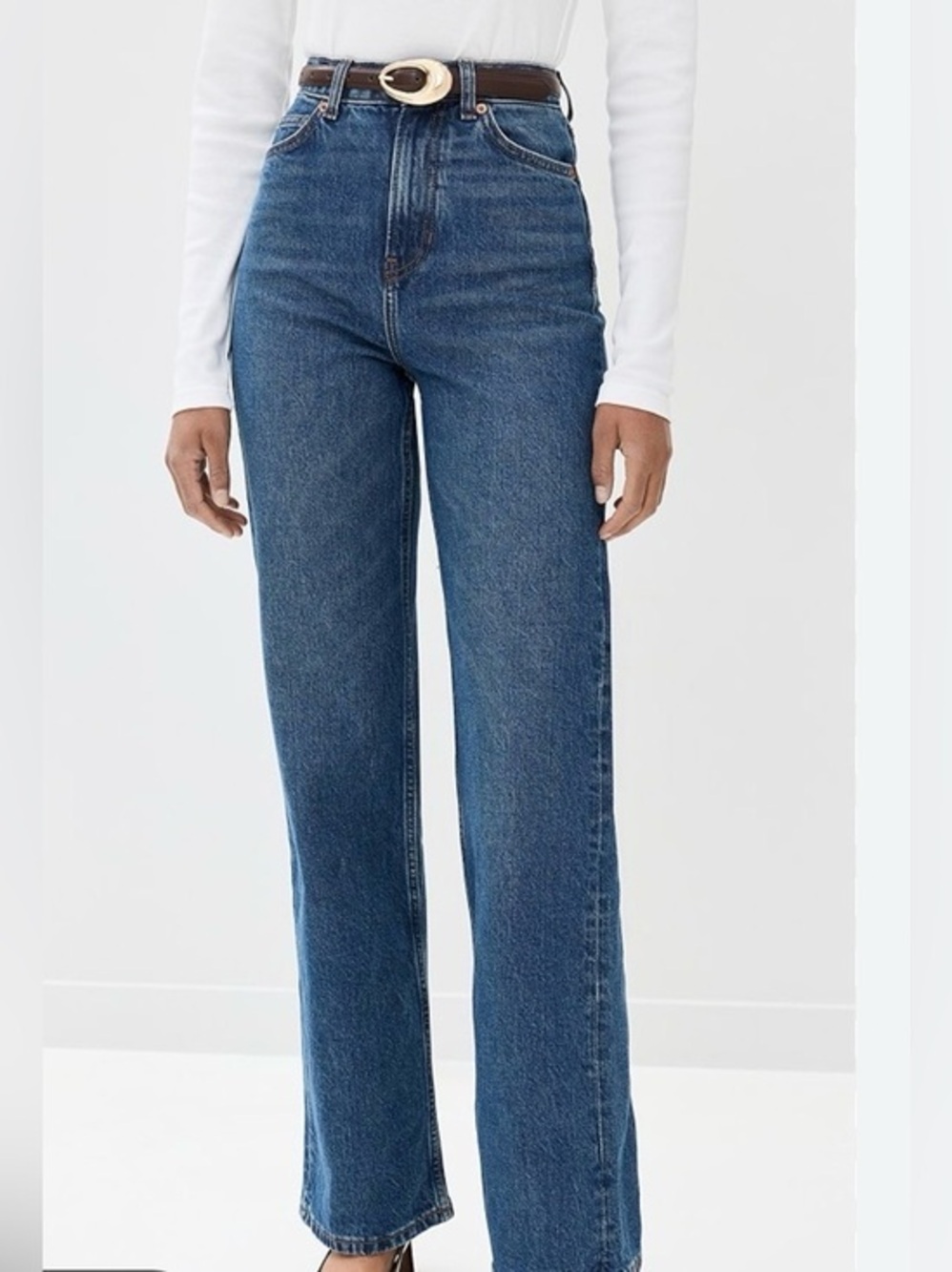 REFORMATION Cynthia High-Rise Straight Leg Women's Jeans
